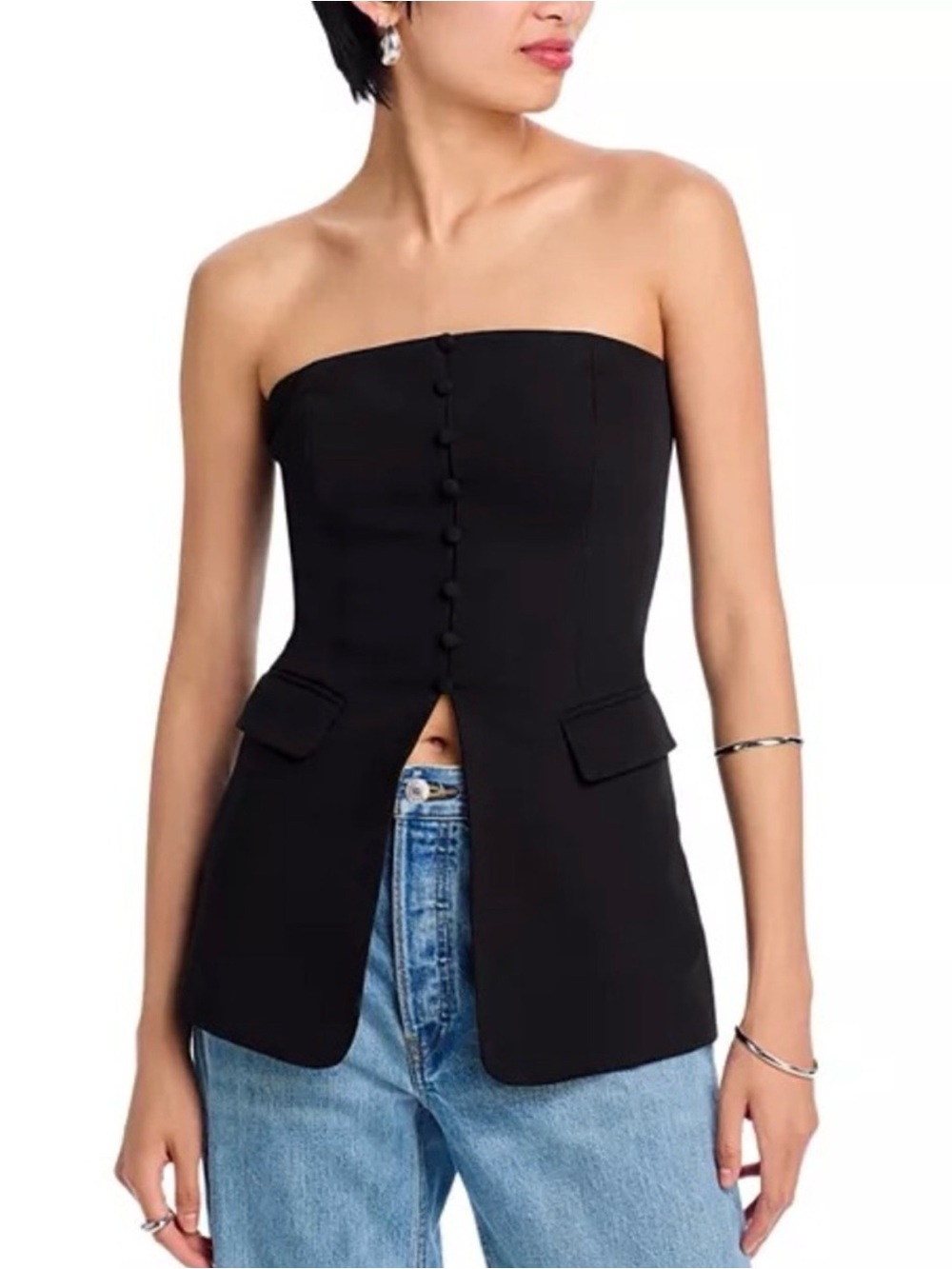 FORE strapless top